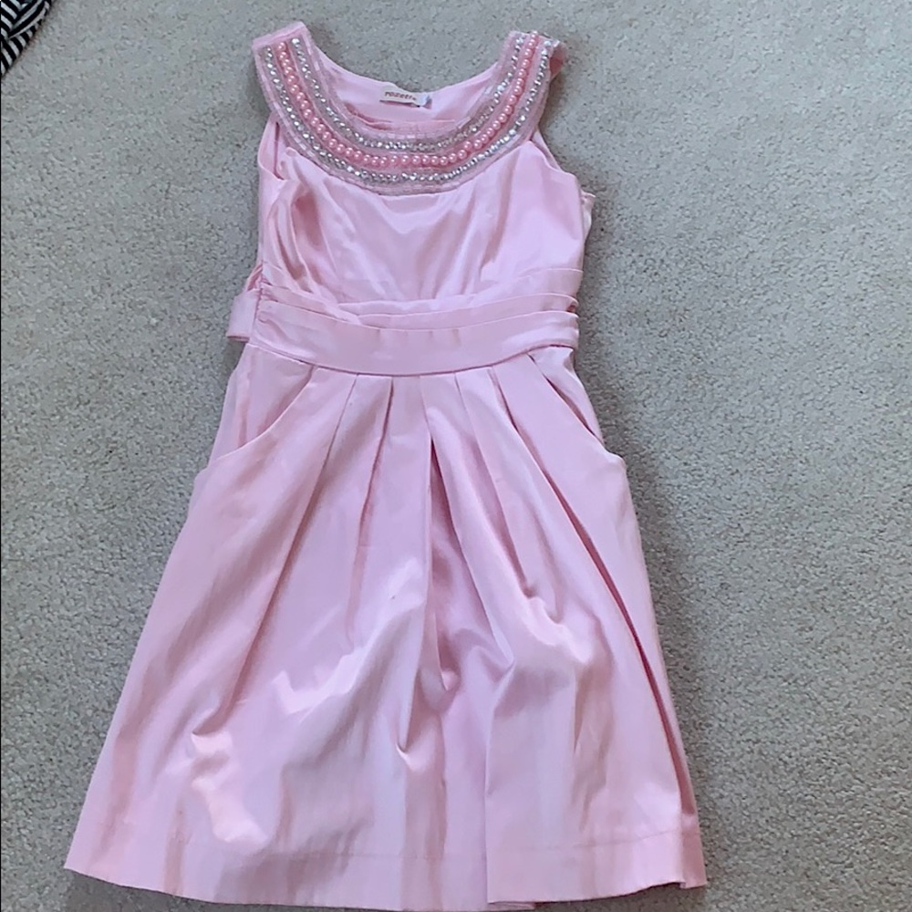 pink formal dress
